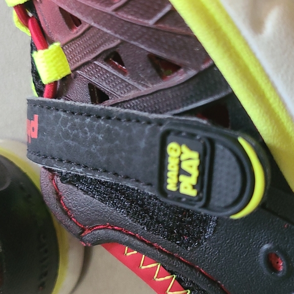 Made 2 Play velcro sneakers boys size 8 - Picture 6 of 8